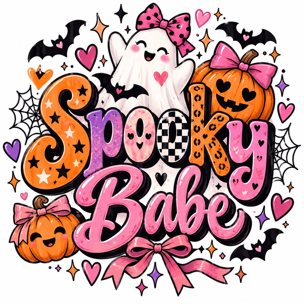 Spooky Babe Halloween design