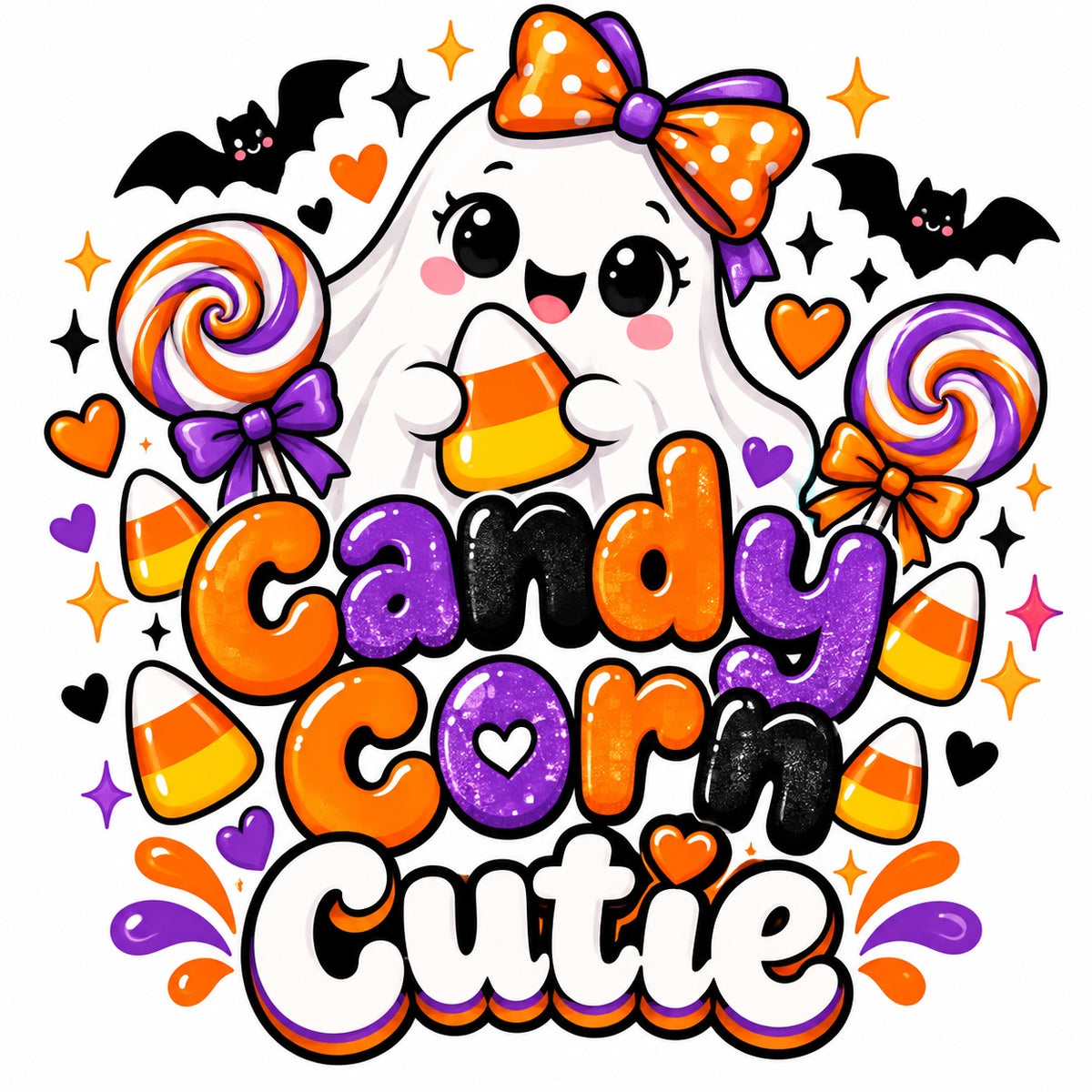 Candy Corn Cutie Halloween design