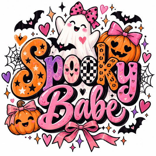 Spooky Babe Halloween design
