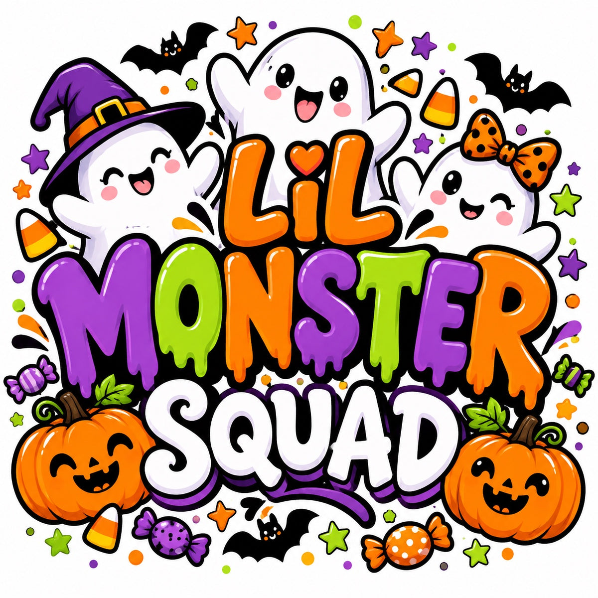 Lil’ Monster Squad Halloween design