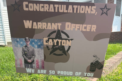 Custom yard signs