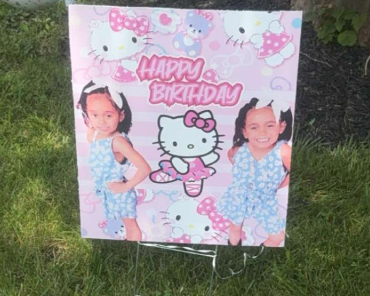 Custom yard signs