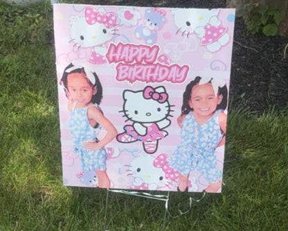 Custom yard signs
