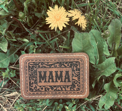Leather hat patches