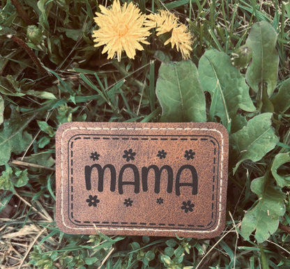 Leather hat patches