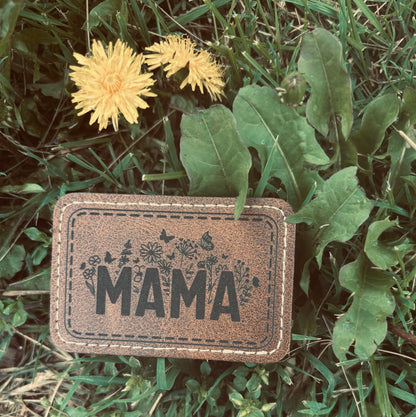 Leather hat patches