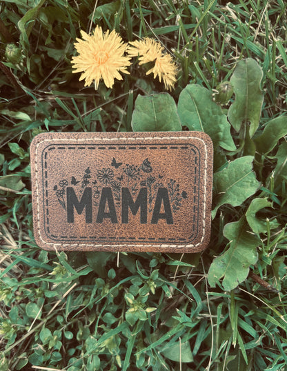 Leather hat patches