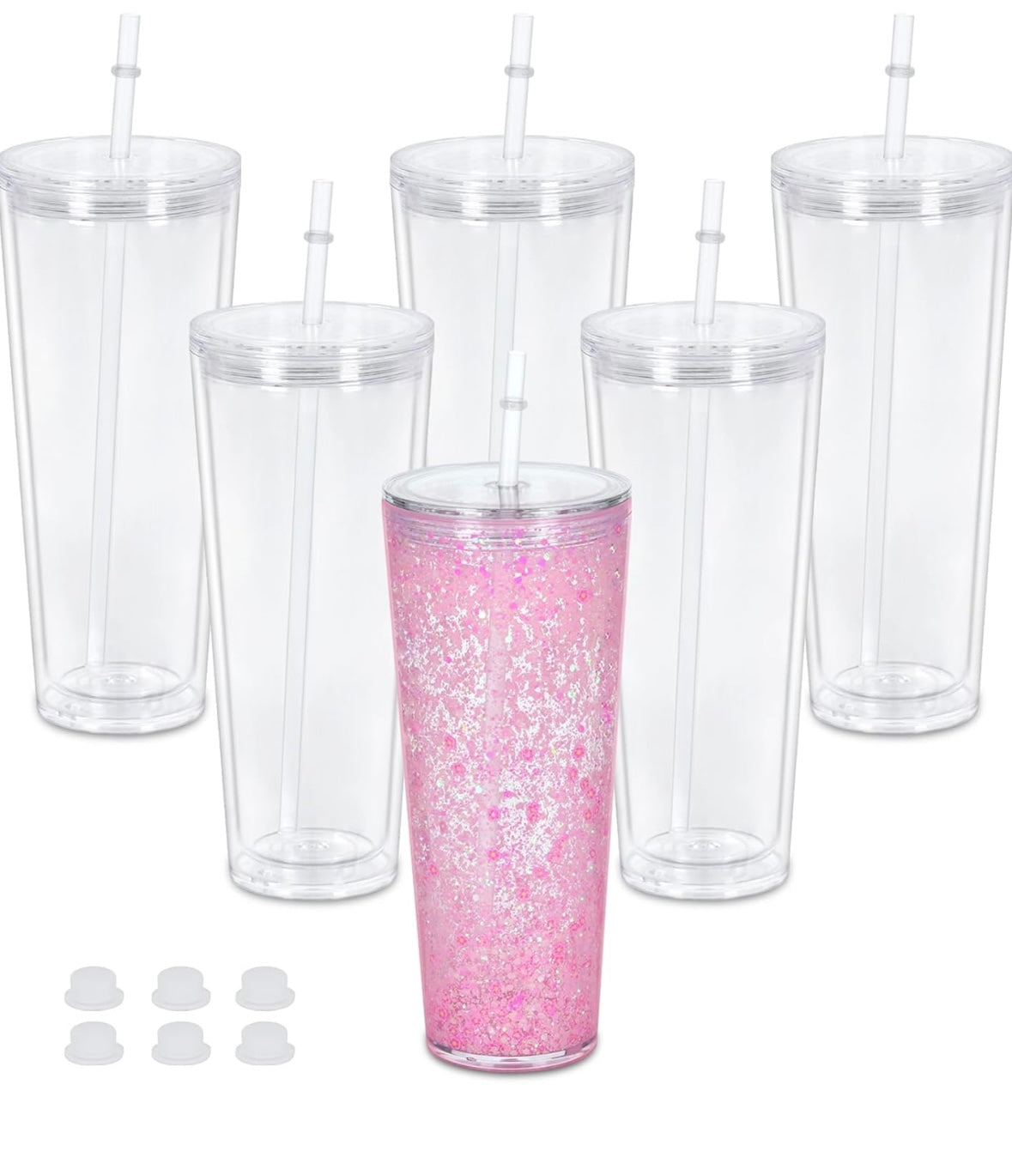 Plastic blank 24oz cup
