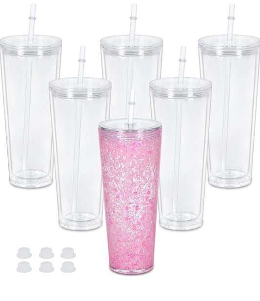 Plastic blank 24oz cup