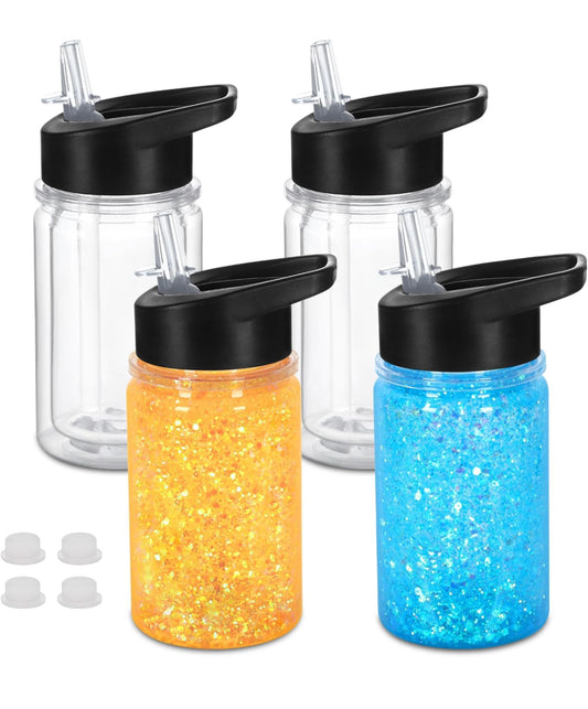 Kids’ 10 oz Plastic Glitter Cup — Decal Included