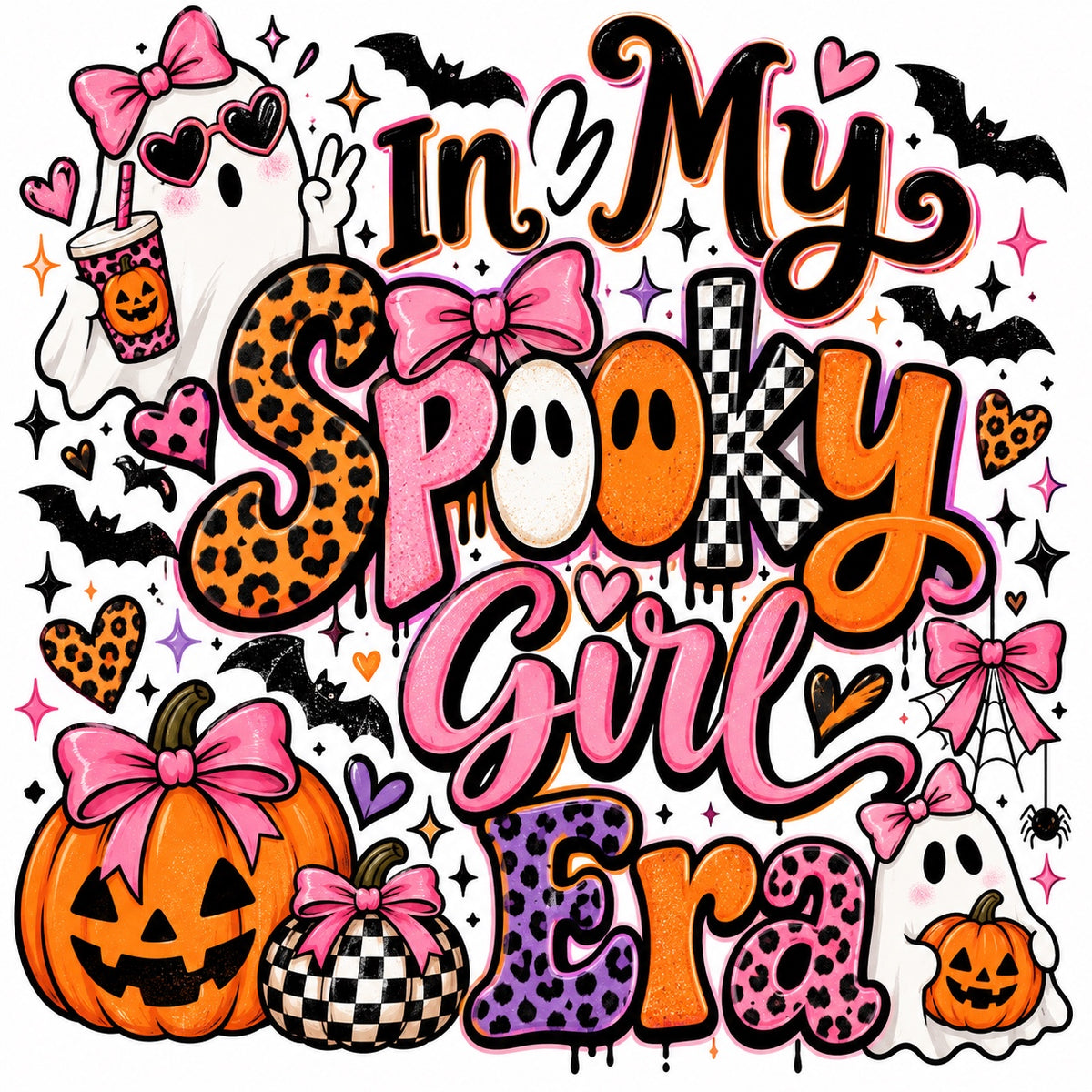 In My Spooky Girl Era Halloween design