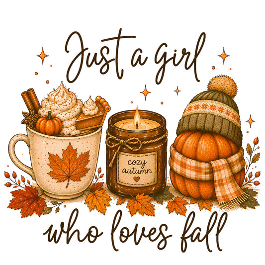 Just a Girl Who Loves Fall design